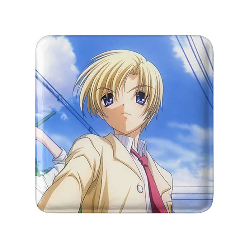 مگنت خندالو طرح یوهی انیمه کلاناد Clannad  مدل مربعی کد 22398