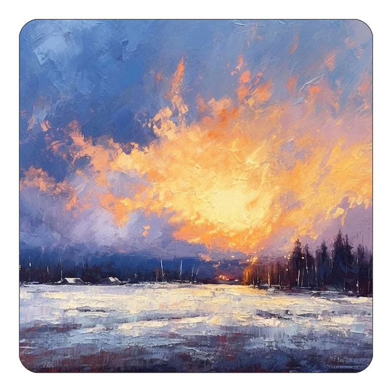 مگنت کاکتی طرح نقاشی رنگ روغن مدل mp72934