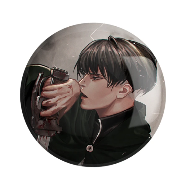 پیکسل خندالو مدل لیوای آکرمن انیمه اتک آن تایتان کد 10965