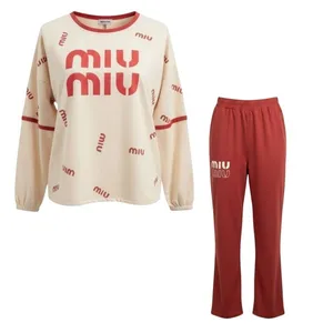 تخفیف ست تی‌شرت آستین بلند و شلوار راحتی زنانه کد PJ1560