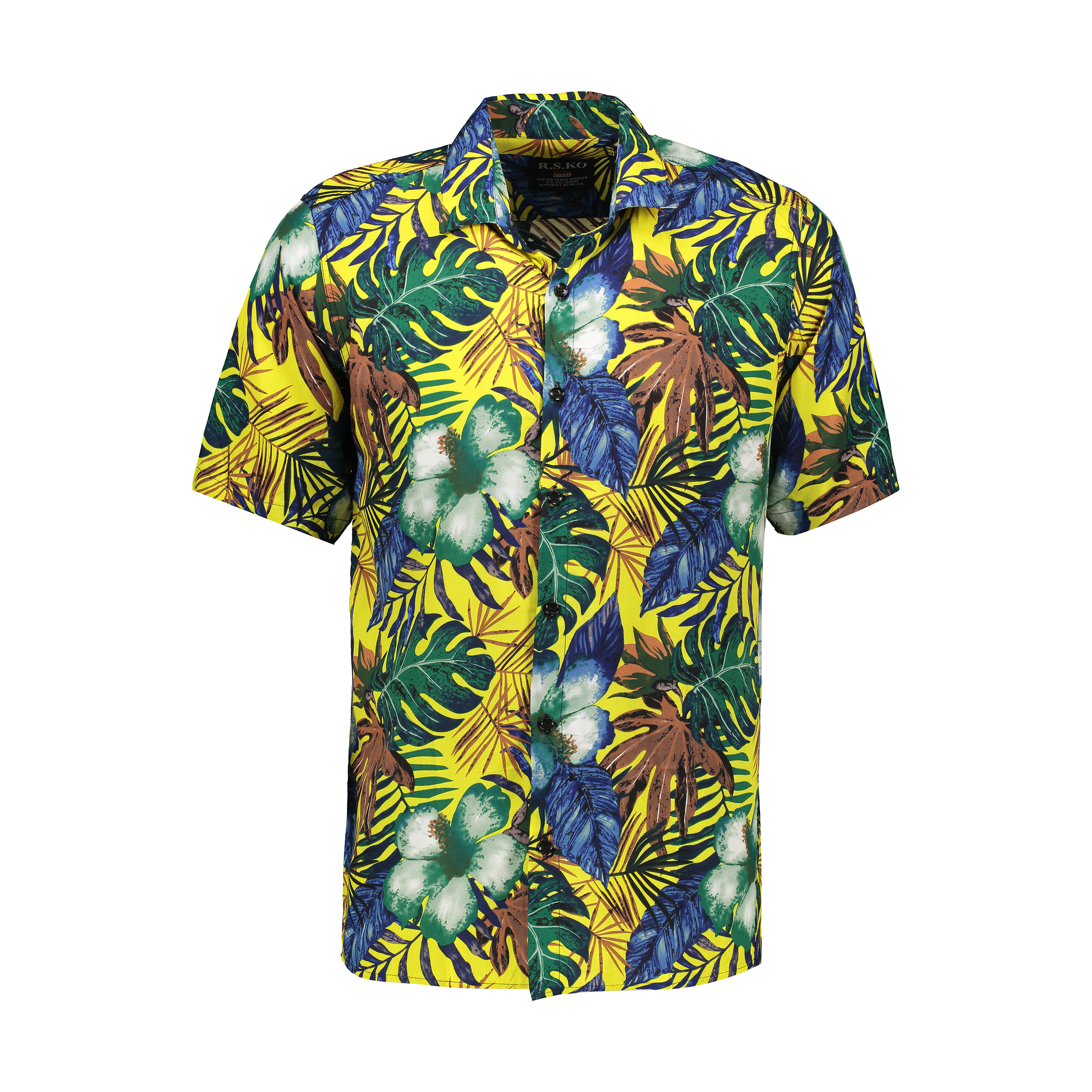 نکته خرید - قیمت روز پیراهن آستین کوتاه مردانه مدل هاوایی کد Z-GH خرید