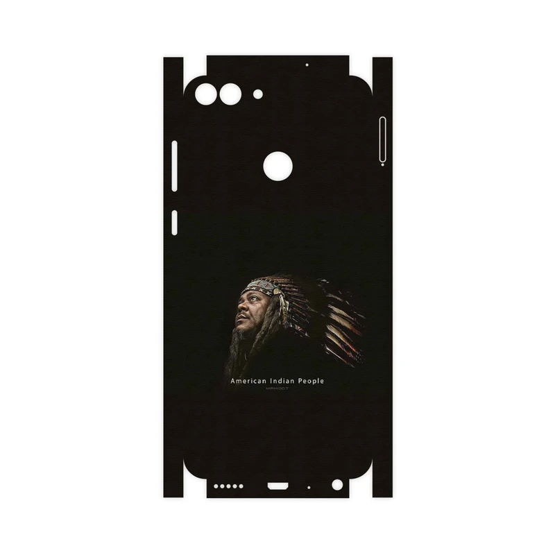 برچسب پوششی ماهوت مدل Portrait of an Indian Man-FullSkin مناسب برای گوشی موبایل هوآوی P Smart