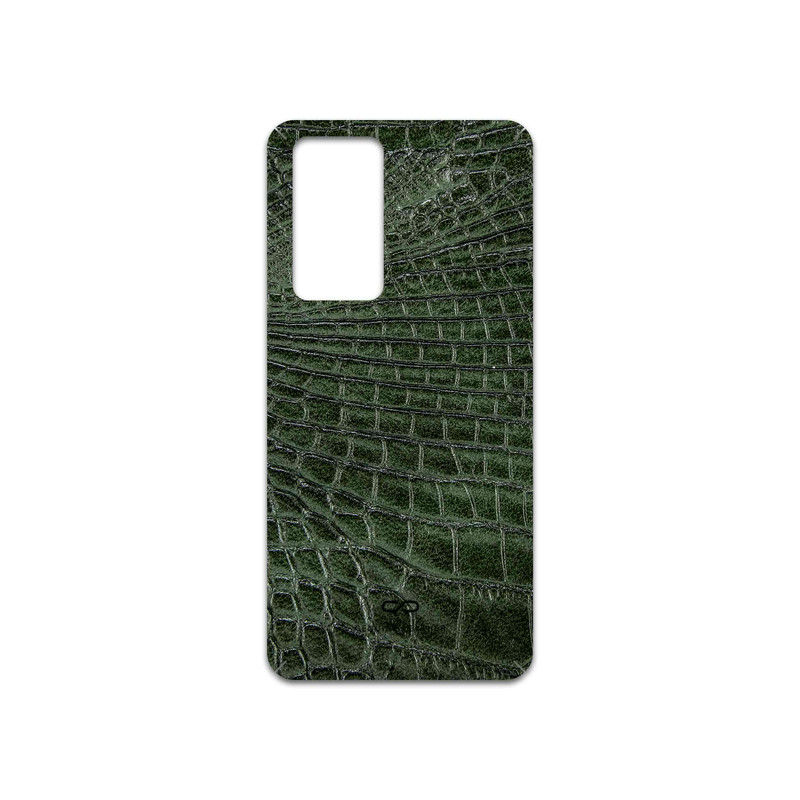 برچسب پوششی ماهوت مدل Green-Crocodile-Leather مناسب برای گوشی موبایل شیائومی 12 Pro