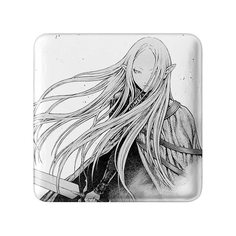 مگنت خندالو طرح ایرنه انیمه کلیمور مدل مربعی کد 33487