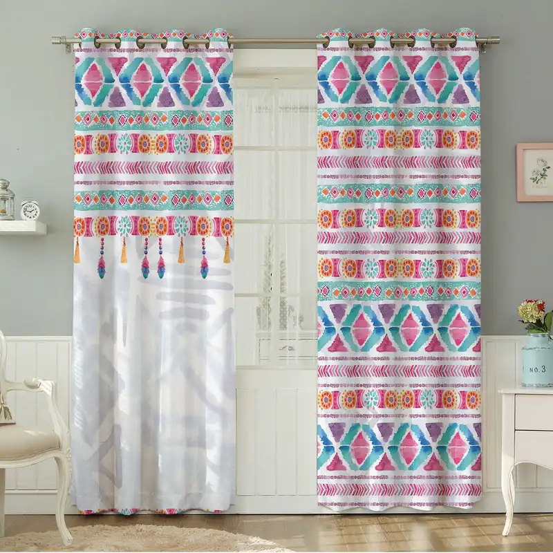 پرده نیروانا طرح مدرن  مدل مخمل کد 4855 سایز 140×280 سانتی متر