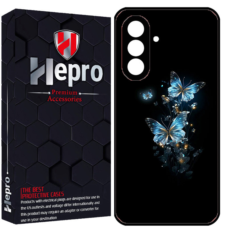 کاور هپرو طرح پروانه کد Dimo-368 مناسب برای گوشی موبایل سامسونگ Galaxy A17