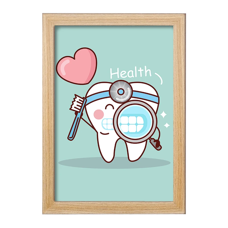 تابلو خندالو مدل دندان و دندان پزشکی کودکانه کد 36688