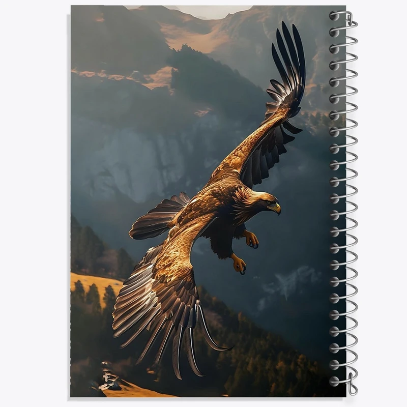 دفتر نت موسیقی 50 برگ خندالو مدل عقاب کد F1310