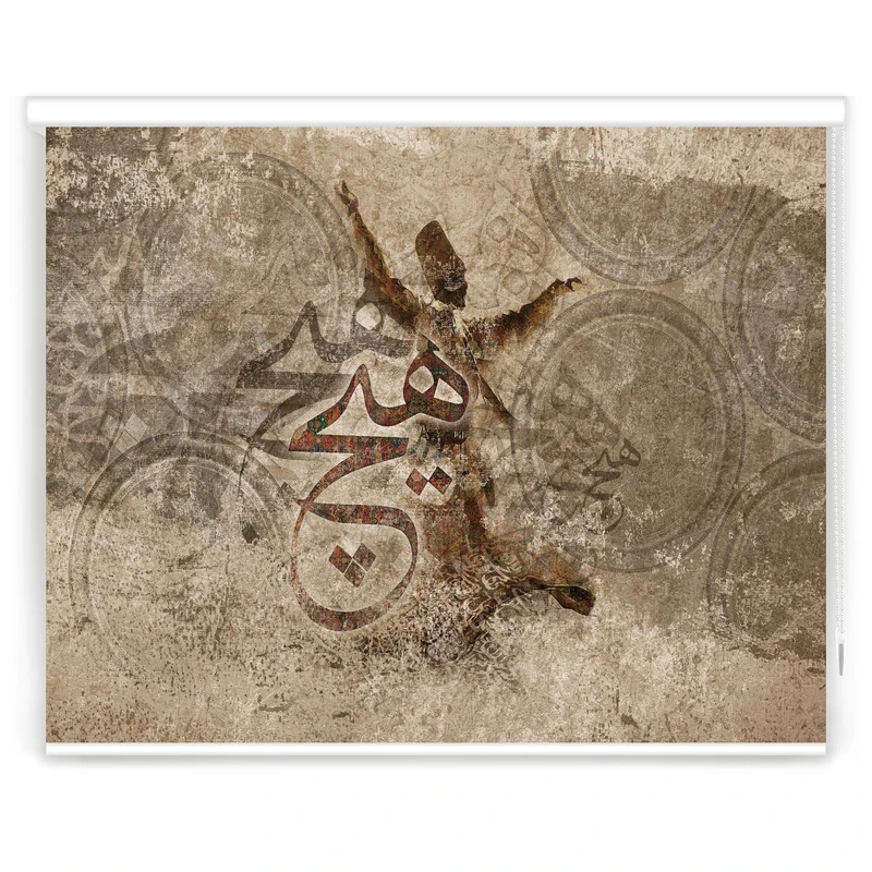 پرده شید مدل F-7144 سایز 200x150 سانتی متر