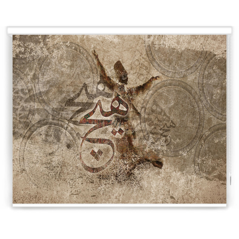  پرده شید مدل F-7144 سایز 200x150 سانتی متر