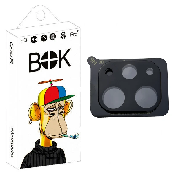 محافظ لنز دوربین بوک مدل 3D Carbon مناسب برای گوشی موبایل شیائومی Redmi 12