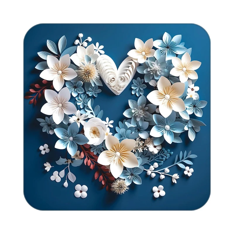 زیر لیوانی کاکتی طرح عاشقانه مدل mp38558