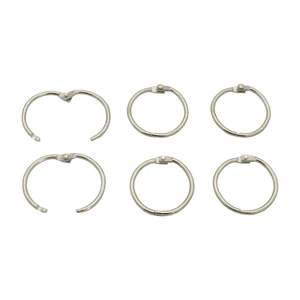 حلقه کلاسور مدل باز شو کد d30 بسته 6 عددی