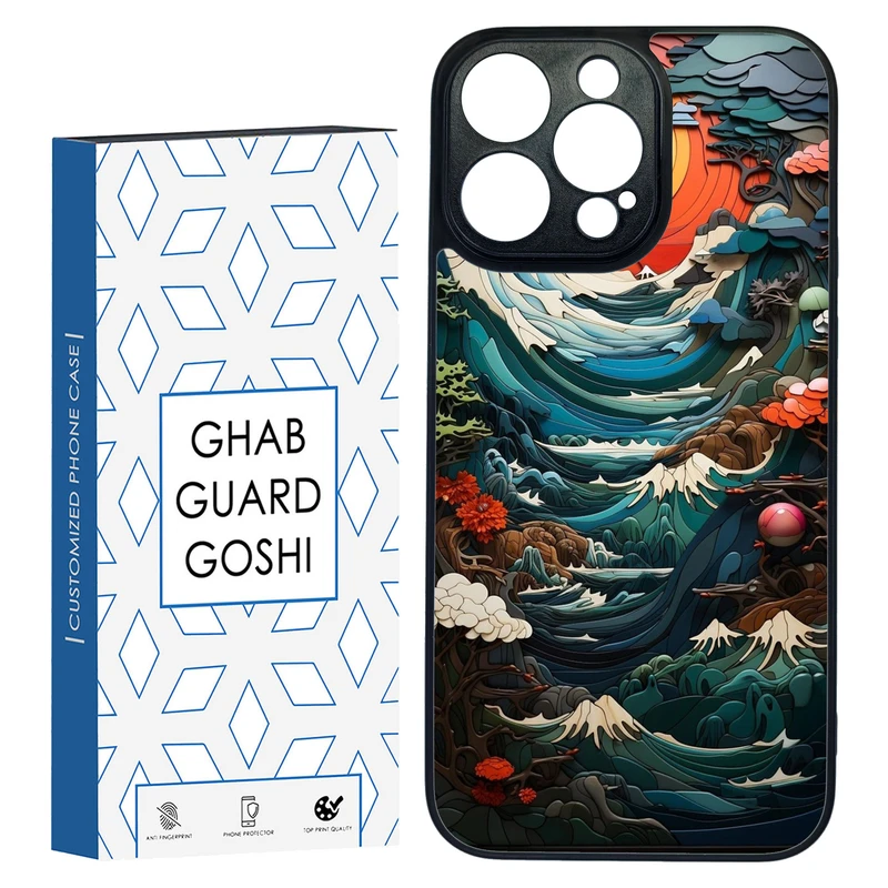 کاور قاب گارد گوشی طرح منظره کد TPU-205 مناسب برای گوشی موبایل اپل Iphone 14 PRO MAX