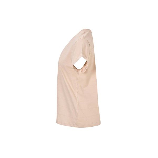 تی شرت آستین کوتاه زنانه بادی اسپینر مدل 2998 کد 1 رنگ کرم -  - 2