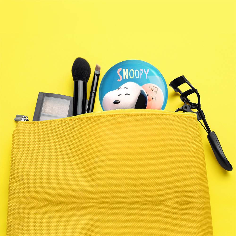 آینه جیبی خندالو مدل انیمیشن اسنوپی Snoopy  کد 13879