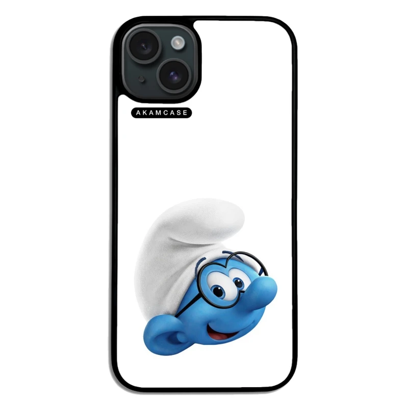 کاور آکام مدل AMC-WA15PLUS-SMURFS-16 مناسب برای گوشی موبایل اپل iPhone 15 Plus