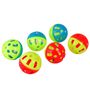 نقد و بررسی اسباب بازی گربه و سگ توپ زنگوله دار مدل Plastic Bell Balls بسته 6 عددی توسط خریداران