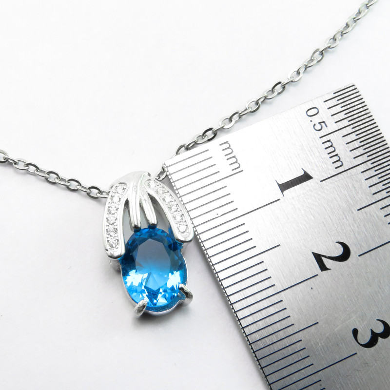 گردنبند نقره زنانه کد AV164