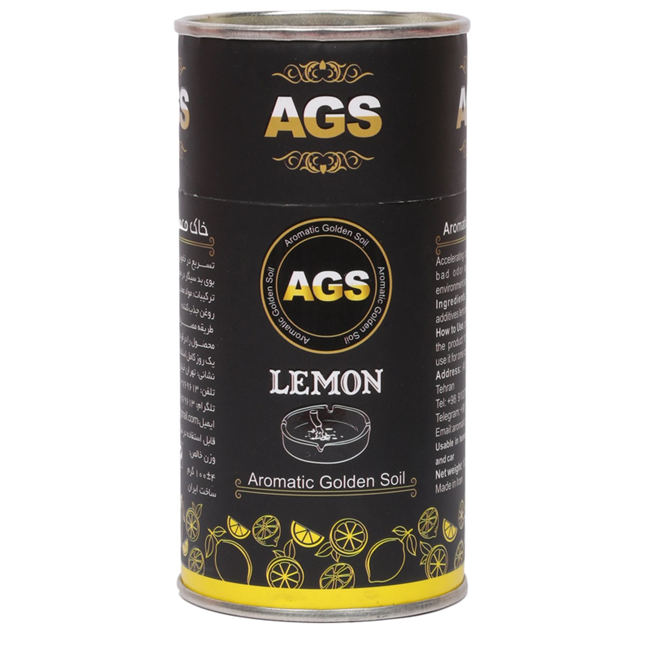 خاک معطر طلایی آگس مدل Lemon-A وزن 100 گرم