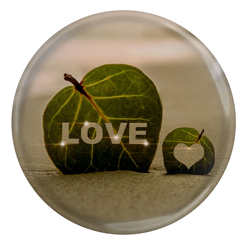 مگنت طرح برگ و قلب و عشق مدل S10095 