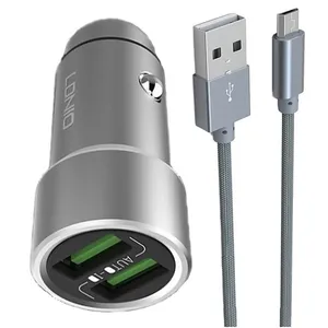 LDNIO C401 Car Charger With microUSB Cable