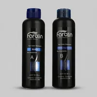 شامپو رنگ مو فاربن شماره 1.0 حجم 150 میلی لیتر رنگ مشکی مجموعه 2 عددی