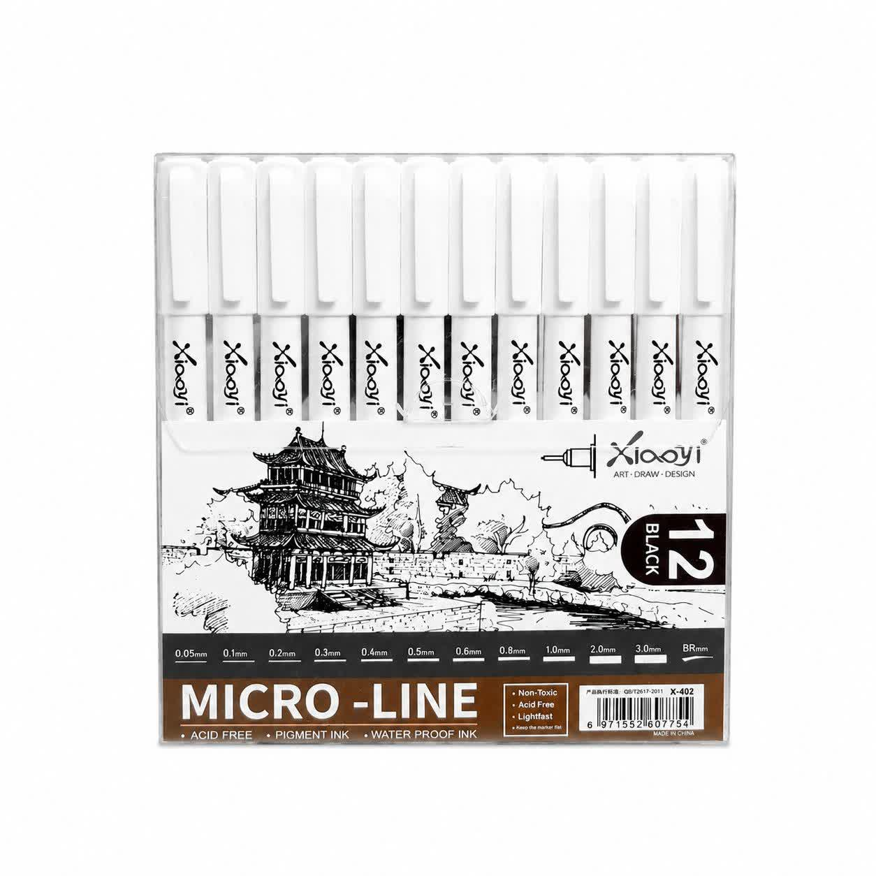 راپید شیائی مدل MICRO-LINE بسته 12 عددی.