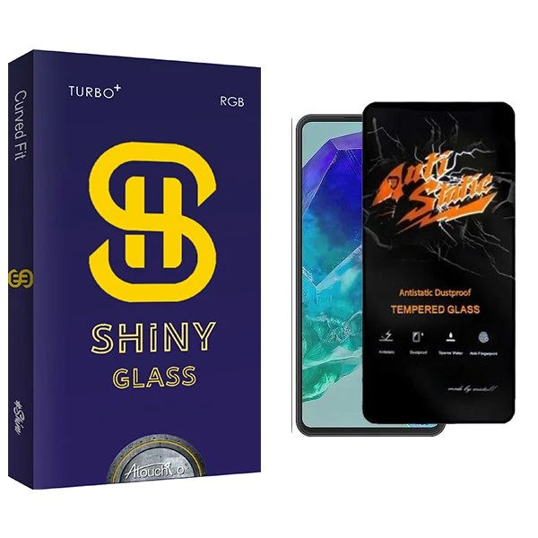 محافظ صفحه نمایش آتوچبو مدل Shiny Antistatic مناسب برای گوشی موبایل سامسونگ Galaxy M55