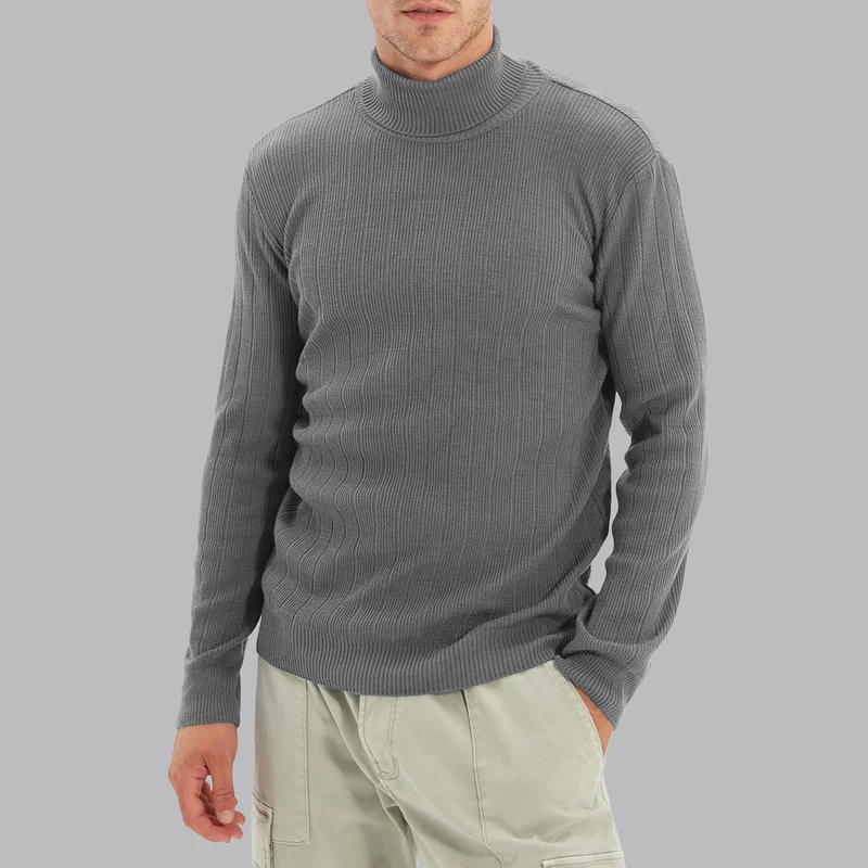 پلیور یقه اسکی مردانه ترندیول مدل 817881400