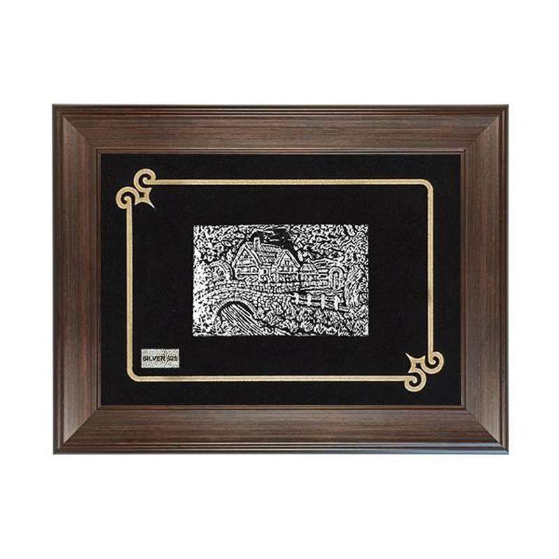 تابلو نقره طرح کلبه کد Hs-3