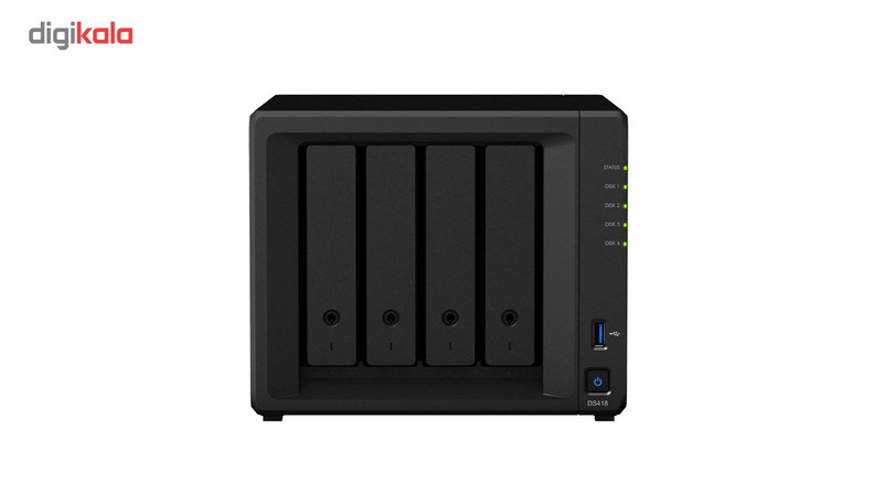 ذخیره ساز تحت شبکه 4Bay سینولوژی مدل دیسک استیشن DS418