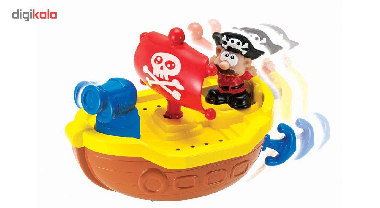 قایق اسباب بازی کین وی مدل Pull String Pirate 12275 -  - 2