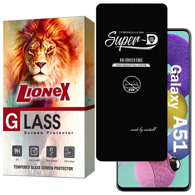 محافظ صفحه نمایش لایونکس مدل SUPERDNL مناسب برای گوشی موبایل سامسونگ Galaxy A51 4G