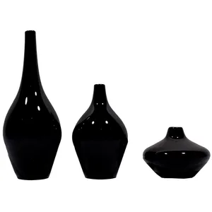 گلدان سالنگ بروفه  مدلSBlack  بسته 3 عددی