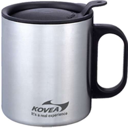 ماگ کوهنوردی کووآ مدل Stainless Cap Double ظرفیت 220 میلی‌لیتر