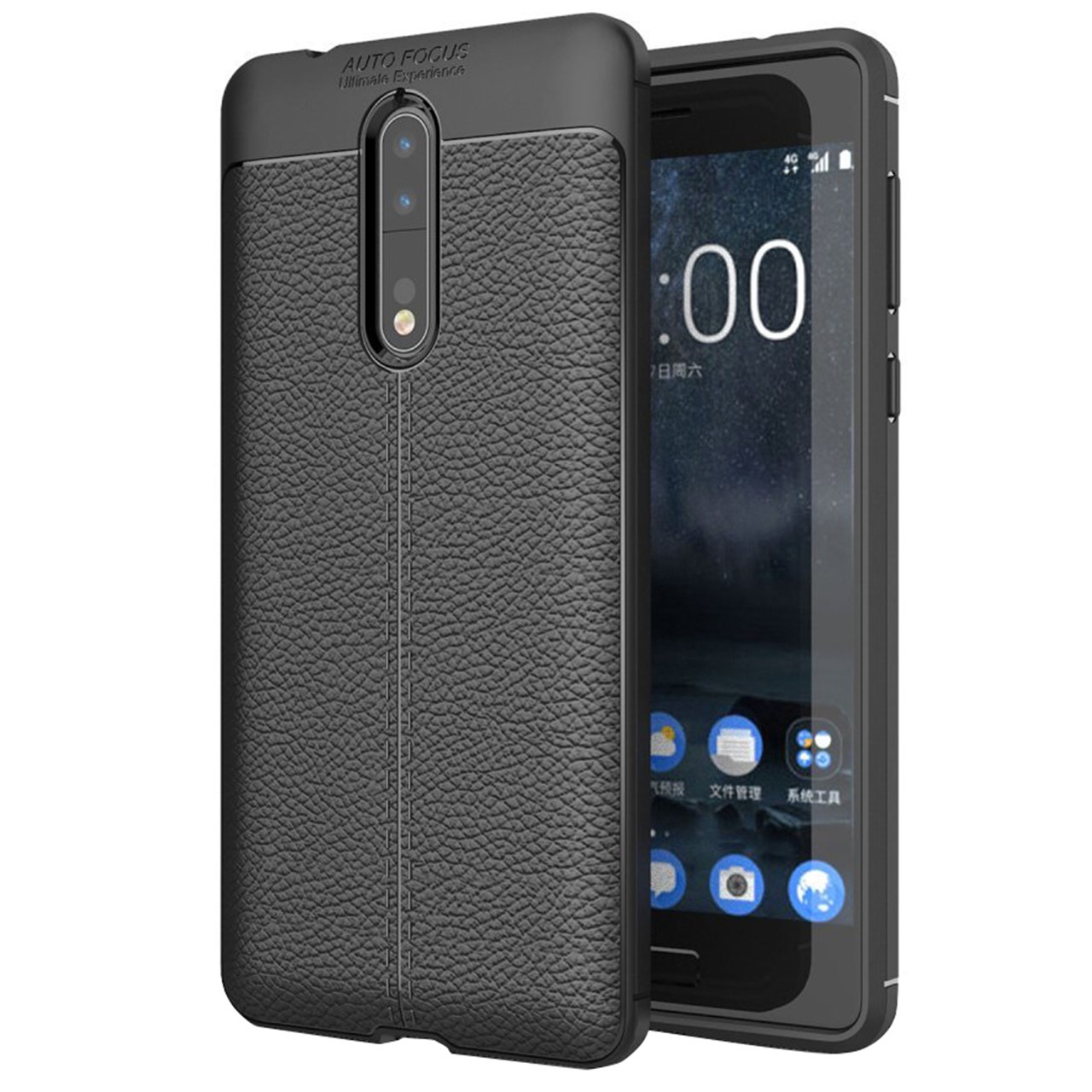 Auto Focus Series Ultimate Experience like Leather Cover For NOKIA 8