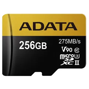کارت حافظه microSDXC ای دیتا مدل Premier ONE V90 کلاس 10 استاندارد UHS-II U3 سرعت 275MBps ظرفیت 256 گیگابایت