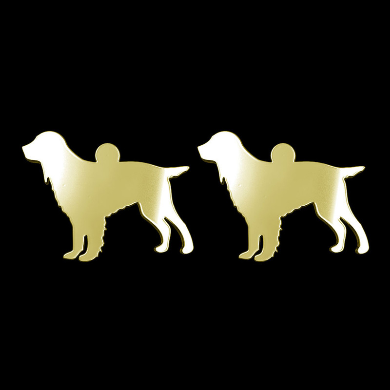 گوشواره طلا 18 عیار زنانه مدوپد مدل سگ کد GA1-16473