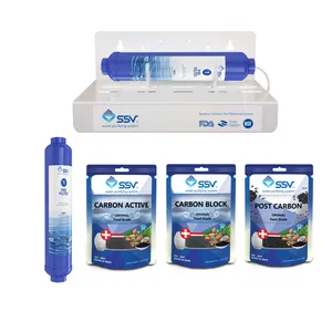 دستگاه تصفیه کننده آب اس اس وی مدل JetLine X400 به همراه فیلتر و شارژ یدک مجموعه 3 عددی