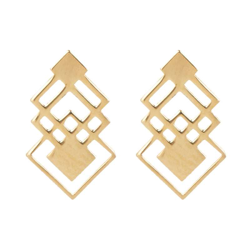 گوشواره طلا 18 عیار زنانه ماهک مدل ME0664