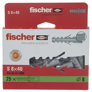 Fischer 51108B Rawlplug Pack of 25