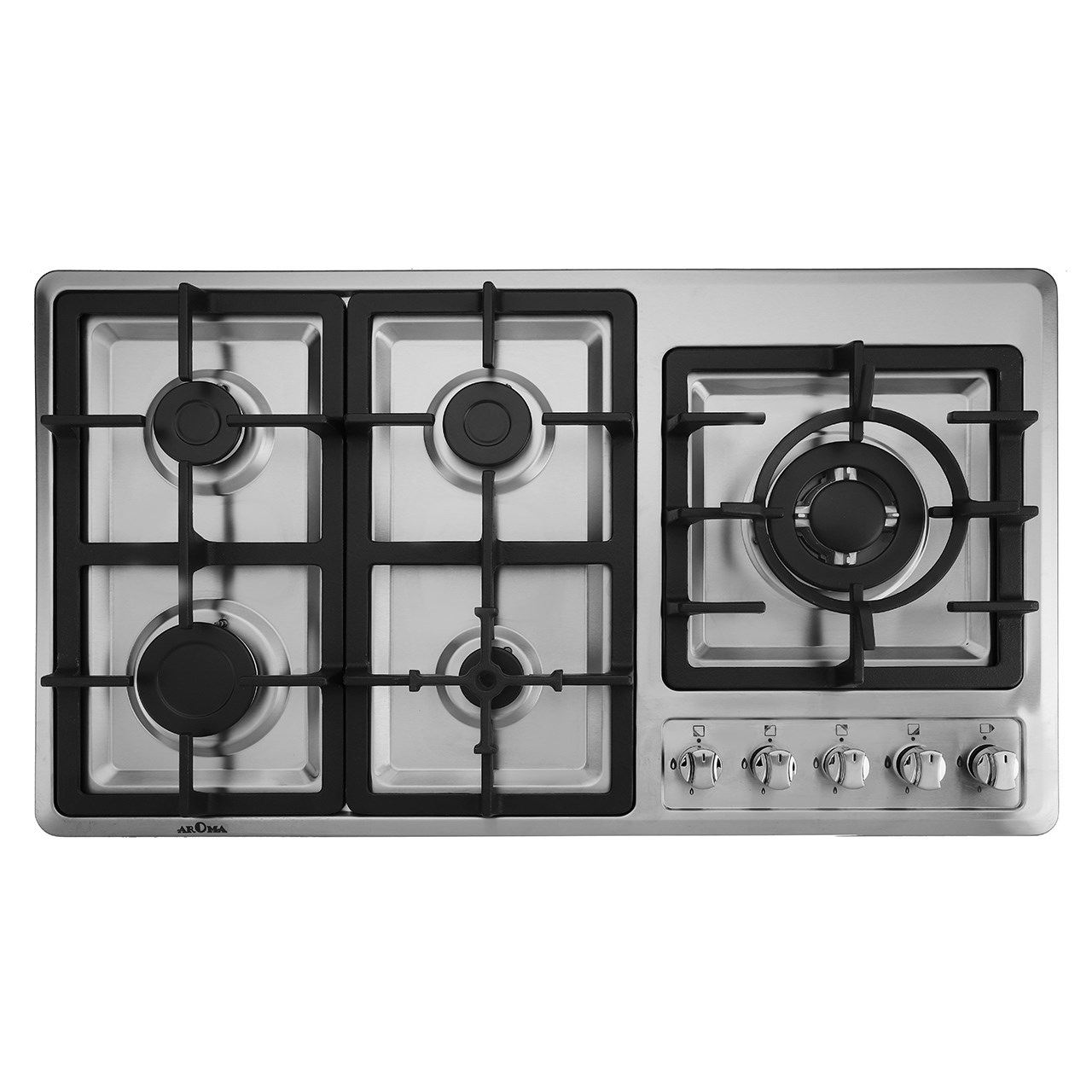 اجاق گاز صفحه ای استیل آروما مدل H106