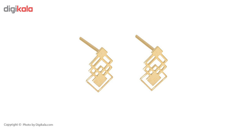 گوشواره طلا 18 عیار زنانه ماهک مدل ME0664