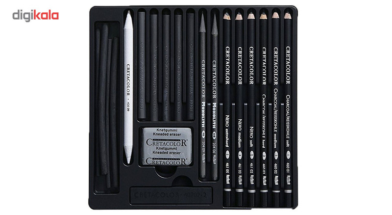 ست طراحی مشکی کرتاکالر مدل 40030