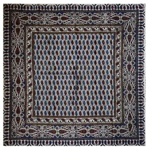 سفره قلمکار ممتاز سی دا کد GH01013 سایز 100 × 100 سانتی‌ متر