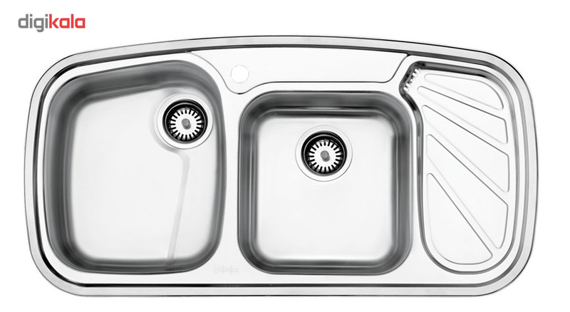 سینک استیل البرز مدل 611-L توکار