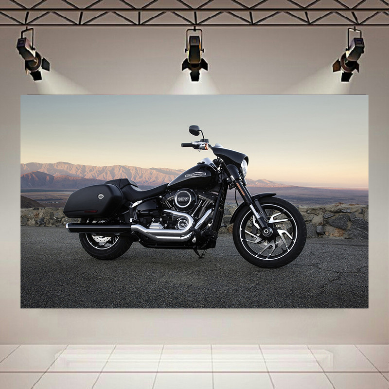 تابلو بوم طرح موتور سنگین هارلی دیویدسون مدل Sport Glide کد AR31033