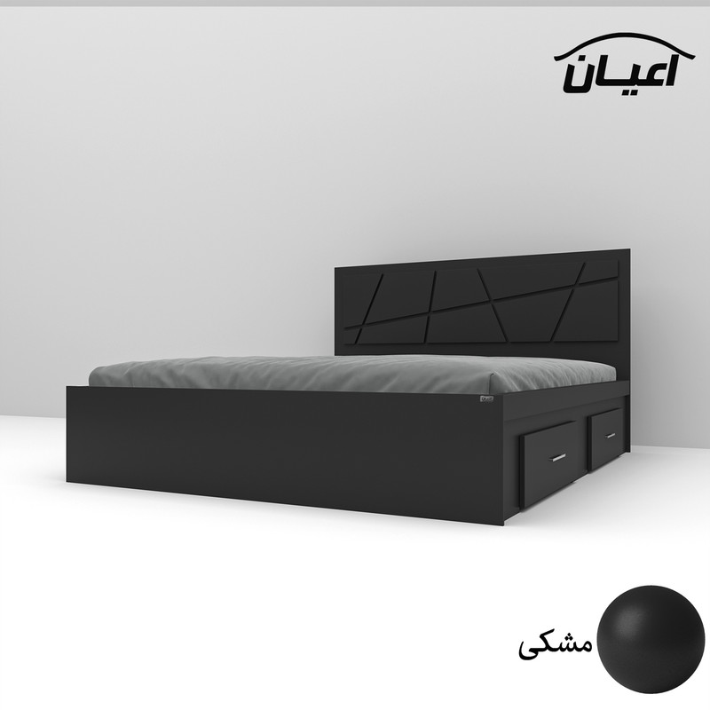 تخت خواب دونفره اعیان مدل FH607 سایز 160x200 سانتی متر