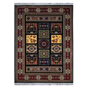 گبه ماشینی کاشان ابریشم کد 2017